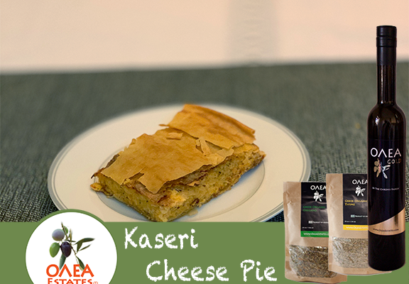 Olea kaseri cheese pie