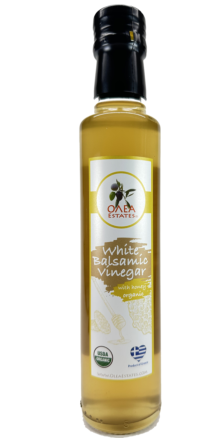 Olea organic white balsamic vinegar with honey