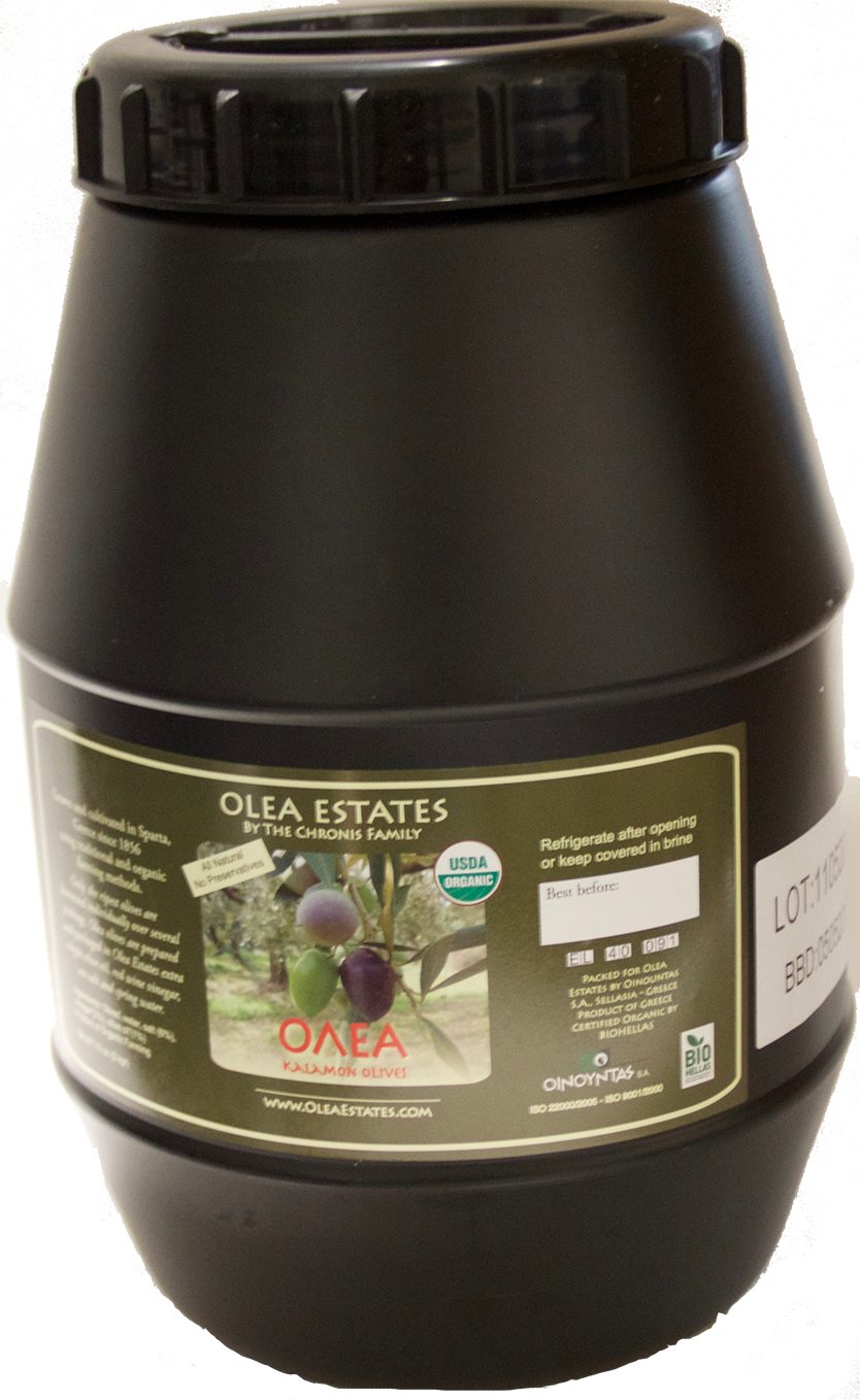 Olea Kalamon olives 5lbs barrel